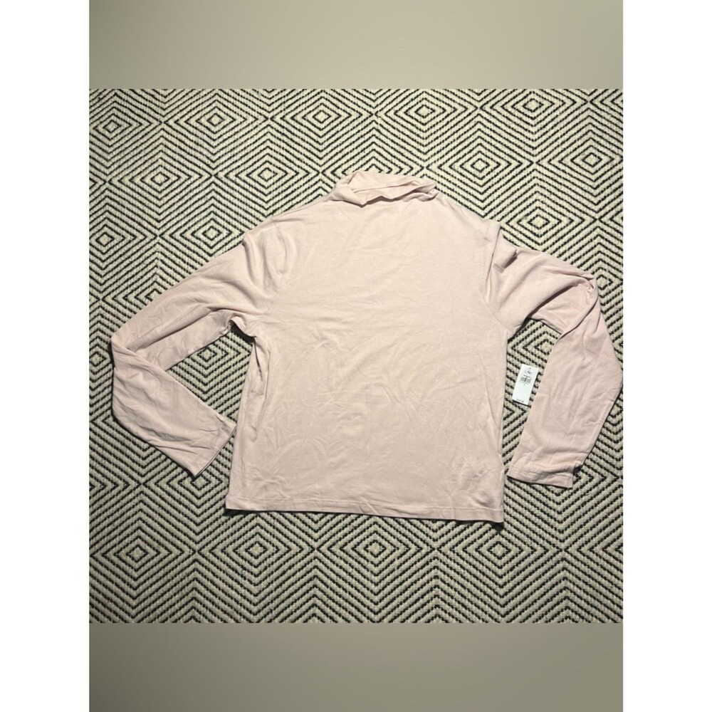 Gap Featherlight Turtleneck Nude Layering Basic cotton modal L